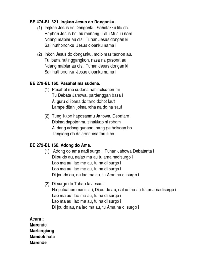 Church congregation singing from Buku Ende 40