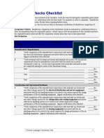 Verification Checks Checklist