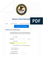 Western Union Remission Form