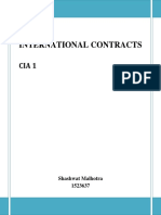 International Contracts