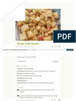 Cookpad Com Id Resep 4271863 Tempe Cabe Garam