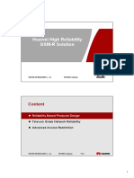 Huawei High Reliability GSM-R Solution Design