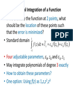 Numerical Integration of A Function