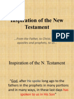 Inspiration of the New Testament - 3