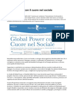 Global Power Mentalità Imprenditoriale e Cuore Nel Sociale