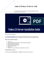 Installation Guide of Fedora 24 Server With Screenshots