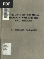 The Date of The Mahabharatha War and The Kali Yugadhi PDF