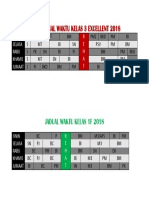 BSF Class Schedule