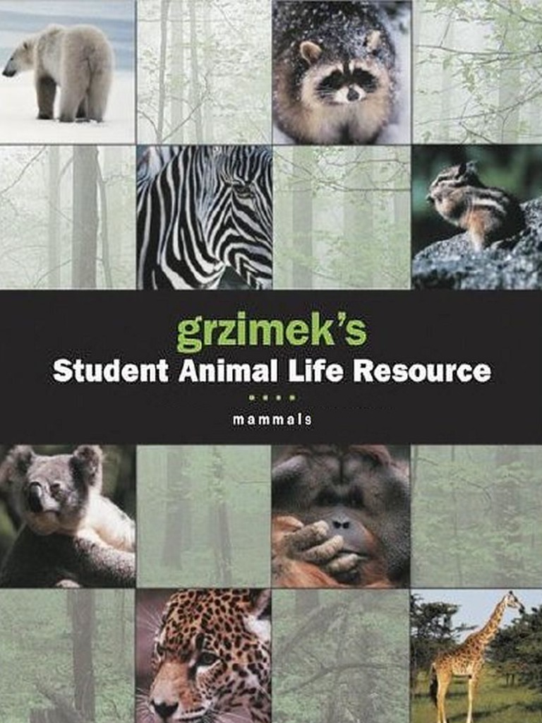 Grzimek's SALR - Mammals, PDF, Organisms