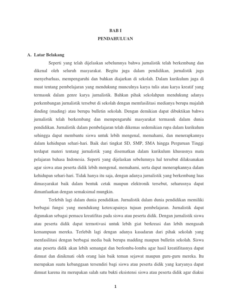 Artikel Penerapan Seni Dlam Pendidikan Surat Khabar