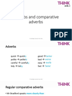 Adverbs and Comparative Adverbs: © Cambridge University Press 2015