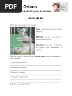 A Fada Oriana - Antes de Ler