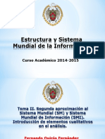 Tema 2 - Estructura y Sistema Mundial de La Informacion