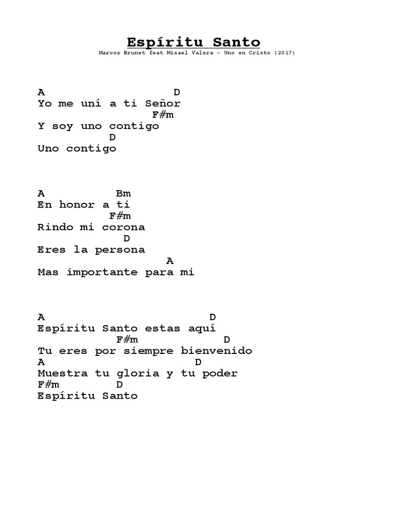 Espíritu Santo (Marcos Brunet) | PDF