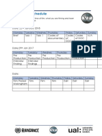 Production Schedule 5