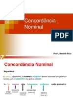 Concordância Nominal