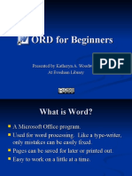 Word For Beginners