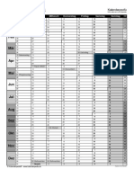 Kalender 2018 Hochformat Wochengliederung