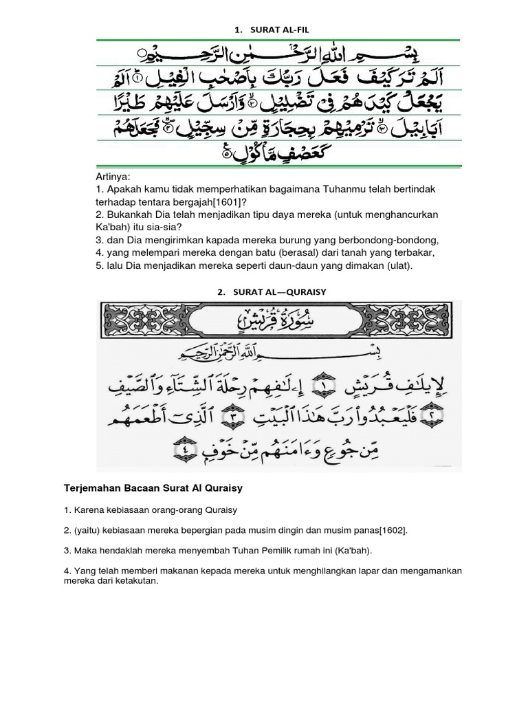 Surat Panjang Dan Pendekdocx
