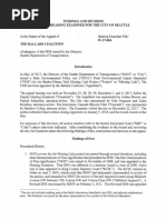 Missing Link - Hearing Examiner Findings and Decision - 01-31-18