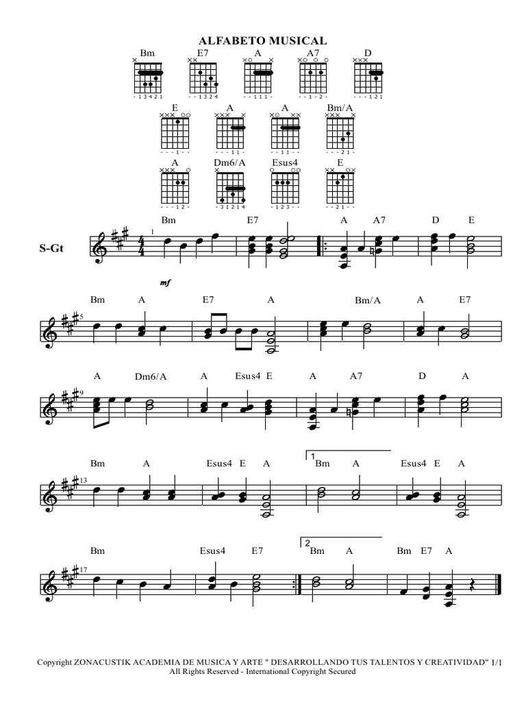 Alfabeto Musical PDF | PDF