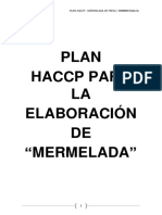 Deplomado Haccp Mermelada de Fresa.