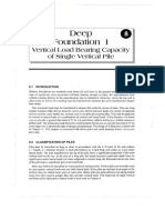 Chapter 8 Deep Foundation 1 Vertical Load Bearing Capacity of Single Vertical Pile - 3 PDF