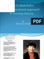 Nursing Theory-Patient-Centered Approaches To Nurses.