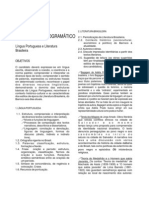 Conteúdo Programático UNEB 2011