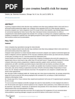 Computer Vision Syndrome Questionnaire | PDF | Visual Perception ...
