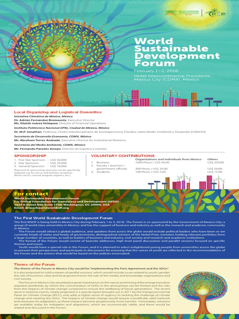World Sustainable Development Forum | PDF | Effects Of Global Warming ...