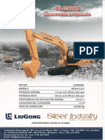 Excavadora Liugong CLG 922d Original 1