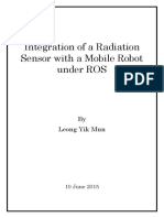 Integration of A Radiation Sensor With A Mobile Robot Under ROS