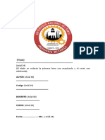 Esquema Para Informe de Investigacion