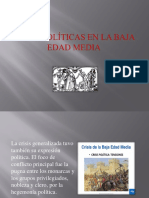 Crisis Políticas en La Baja Edad Media