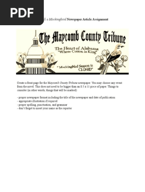 tkam newspaper article