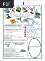 Natural Disasters Vocabulary Exercises Fun Activities Games Icebreakers Oneonone Activiti - 42747