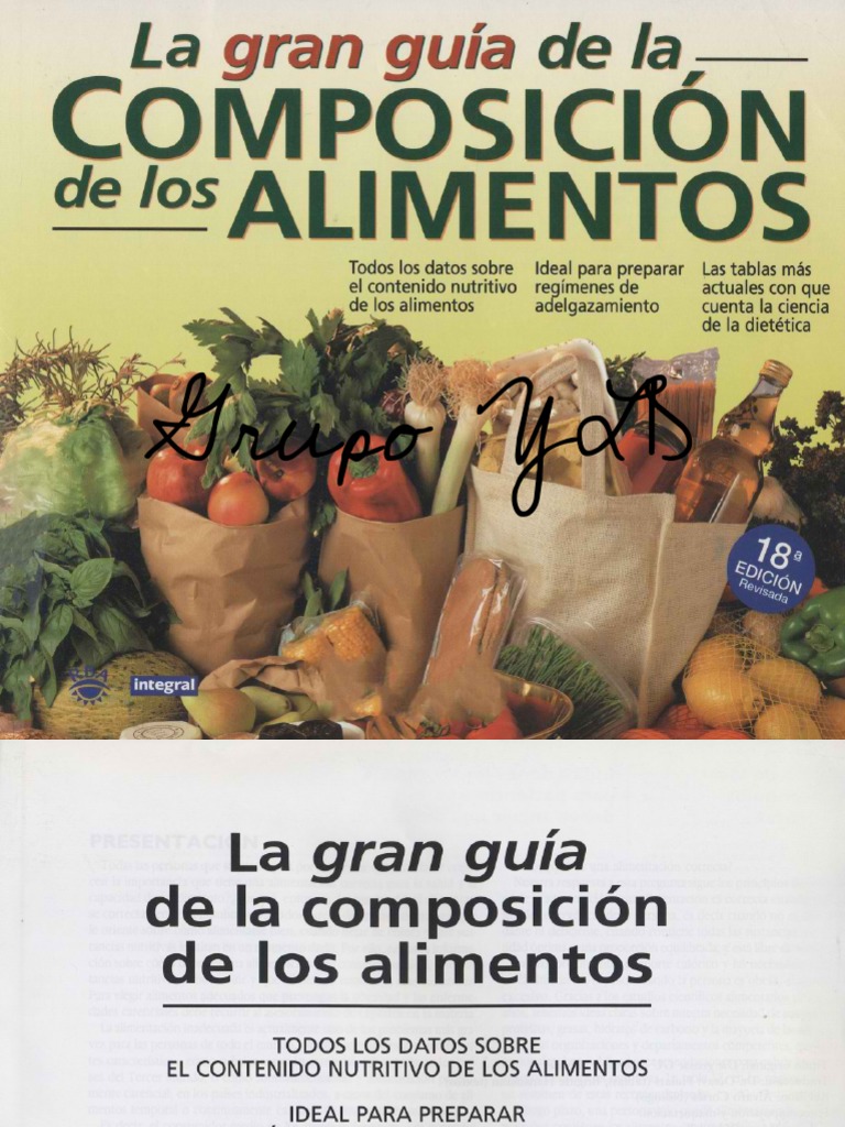 Varios - La Gran Guia de La Composicion de Los Alimentos PDF | PDF