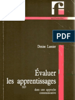 Evaluer Les Apprentissages Dans Une Approche Communicative Lussier_1992