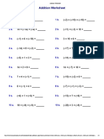 Addition Worksheet3