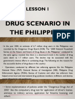 Lesson 1-Drug Scenarion in The Philippines