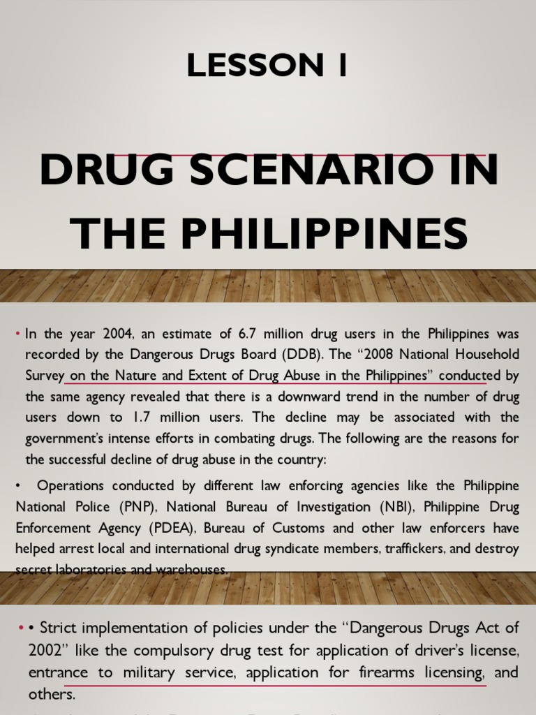 thesis about drug addiction in the philippines