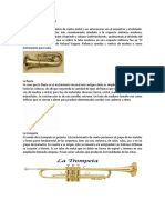 Instrumentos de Viento, de Cuerda y de Percusion