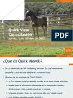 Capacitación en Quick View