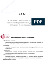 El Gestor de Cuentas Clave Visto Como Vector Estratégico Comercial y Pilar en La Fidelización de Clientes Especiales