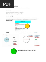 Perímetro y Área Del Círculo