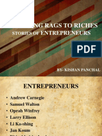 Inspiring Rags To Riches: Entrepreneurs