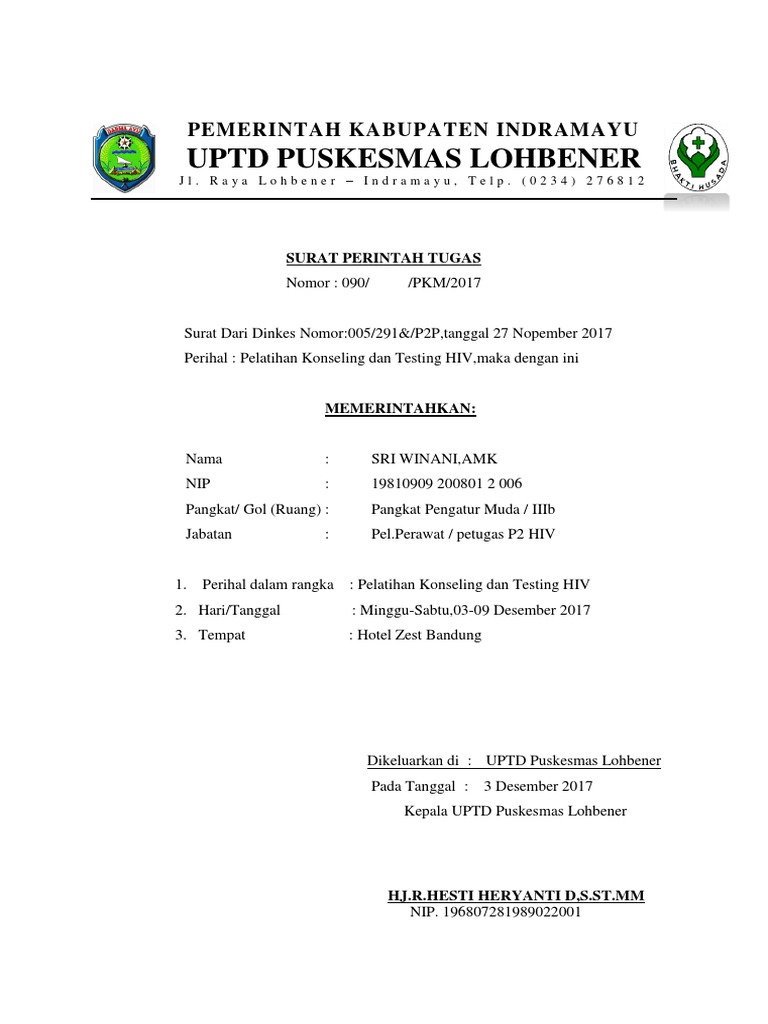 Surat Perintah Tugas