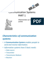 Copy of PART 1 Characteristics of Communication Systems