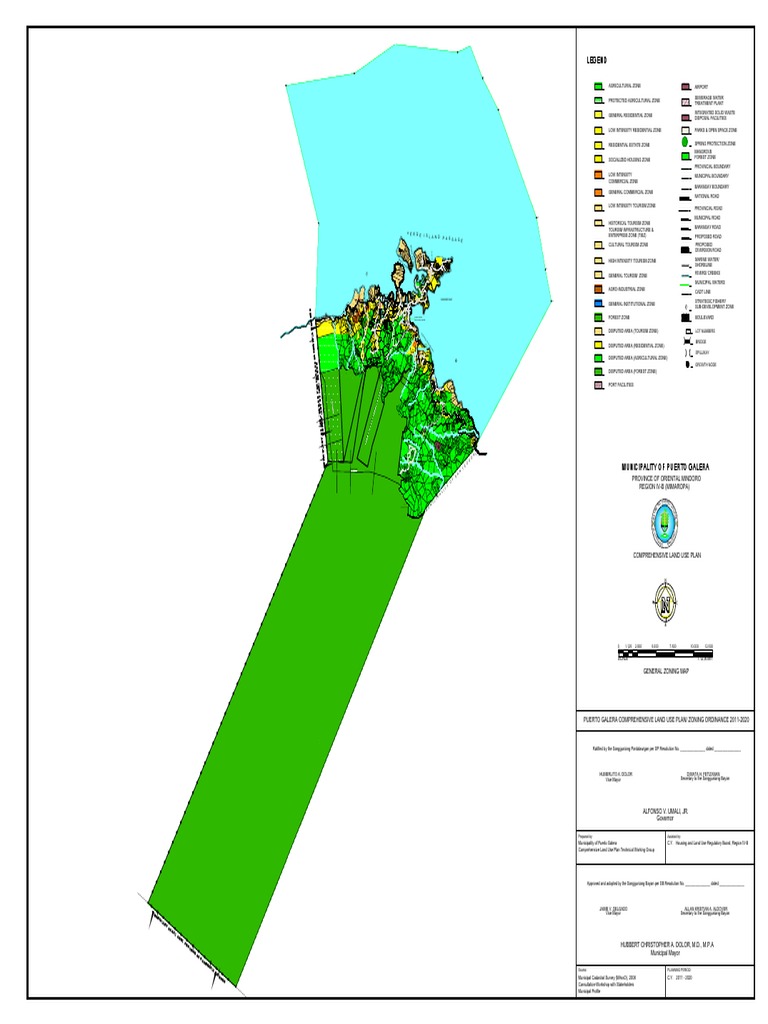 Zoning Maps Puerto Galera PDF Waste Management Water Management